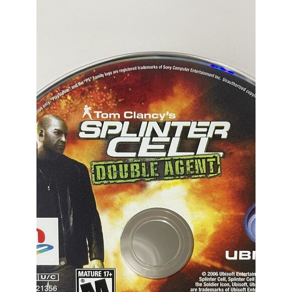 Splinter Cell Double Agent (Sony Playstation 2 PS2) Game Disc Only - Picture 2 of 4